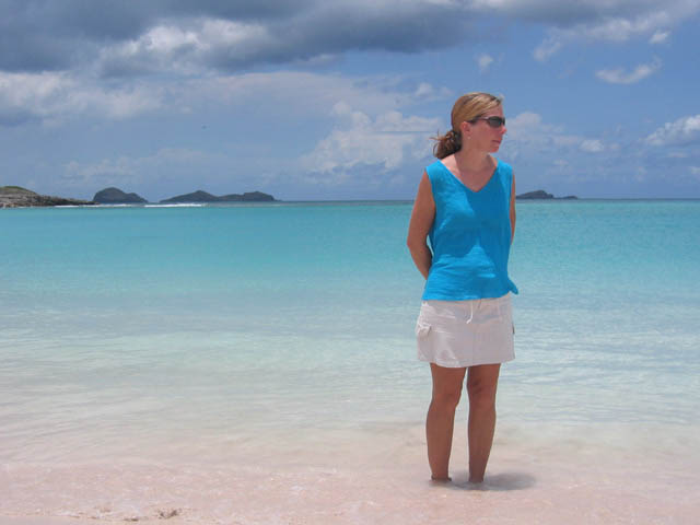 4-29-06 St. Barts - St. Jean beach - Sandy2